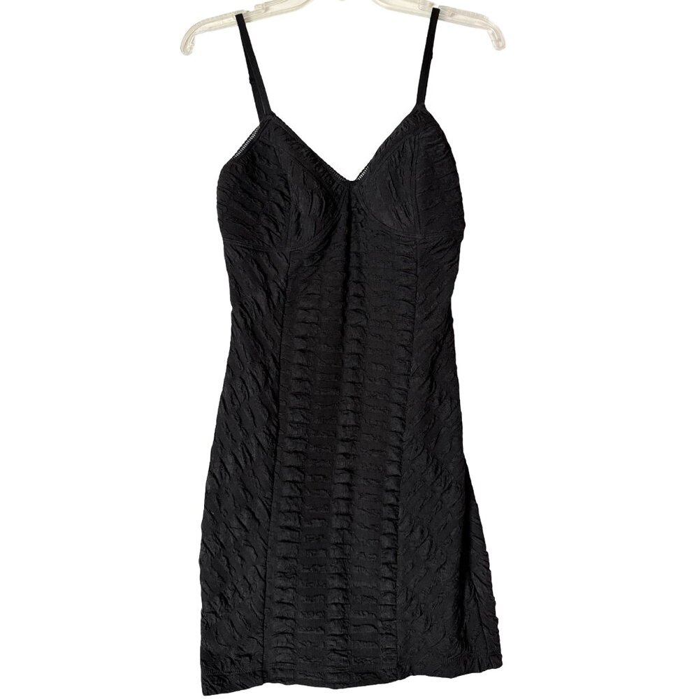 Forever 21 Black Short-Length Dress – NWT Size L, Stretch Knit